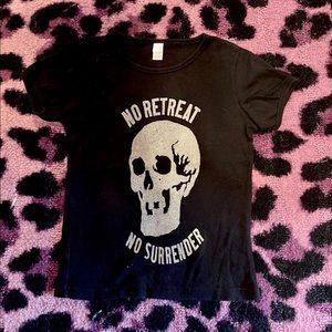 3 for $15 – no retreat no surrender babydoll tee